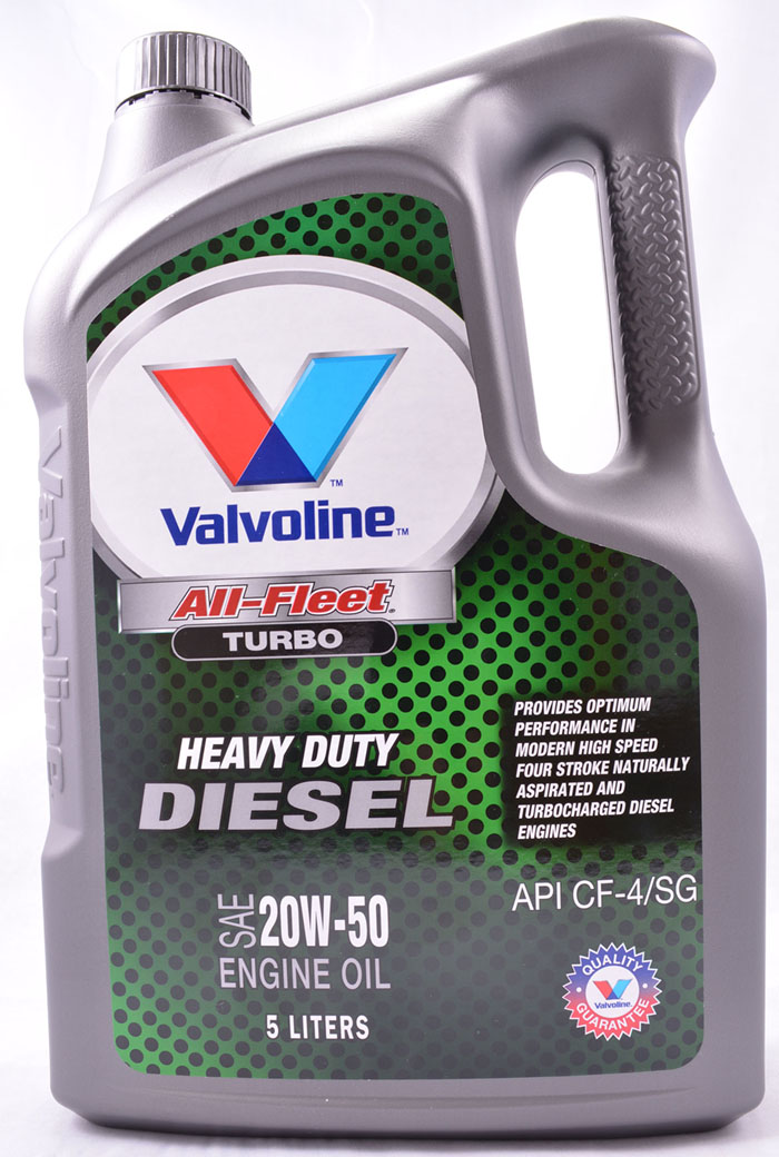 Valvoline All Fleet Turbo 20W50 Mineral Diesel Engine Oil / Lubricant 5 Litre