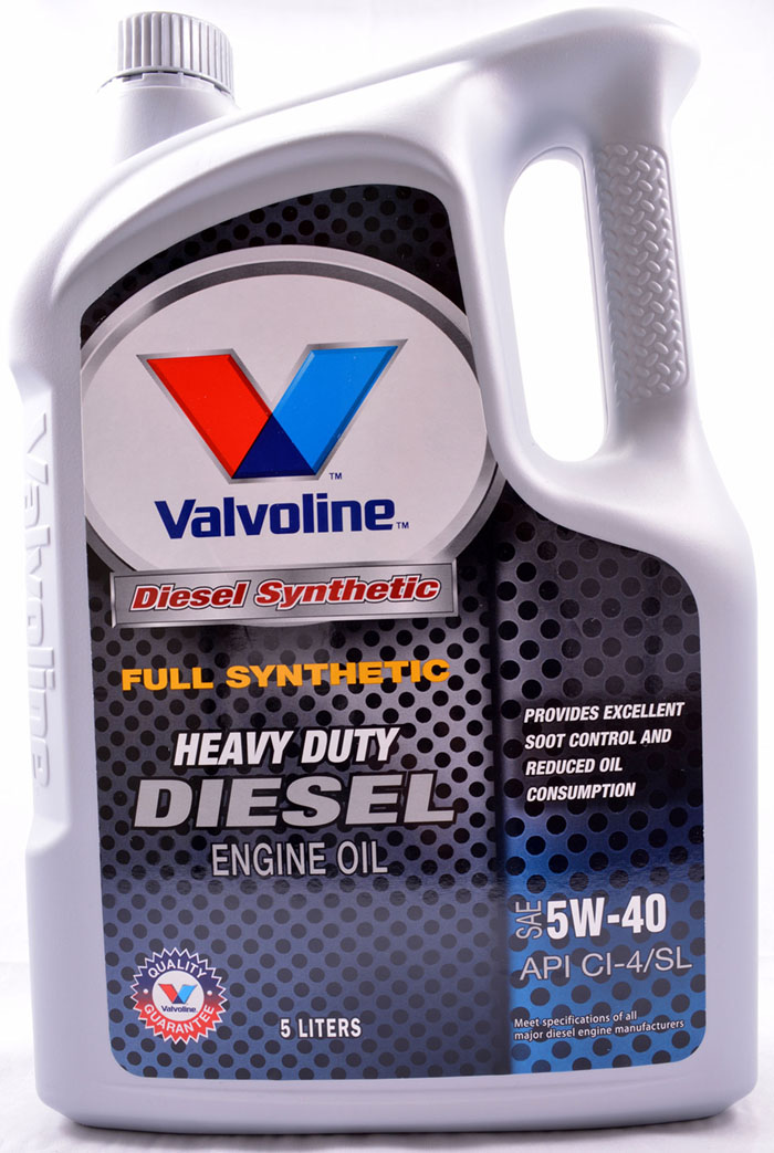 Valvoline Diesel 5W40 Full Synthetic Diesel Engine Oil / Lubricant 5 Litre